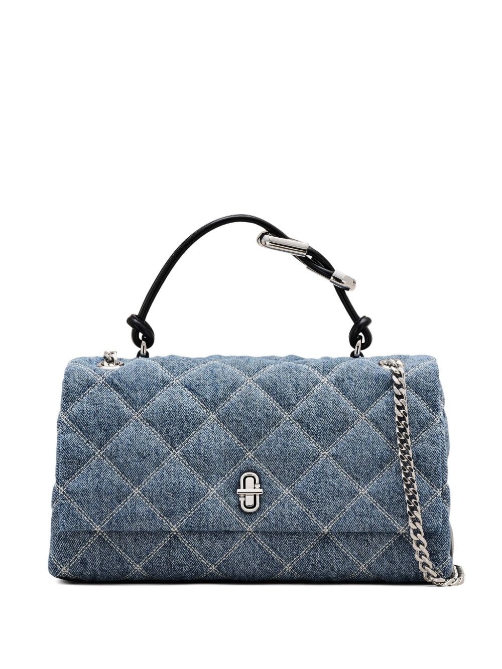 Marc Jacobs The Quilted denim shoulder bag - Blue