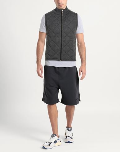 Man Vest Charcoal Size 36 Wool, Acrylic, Polyamide