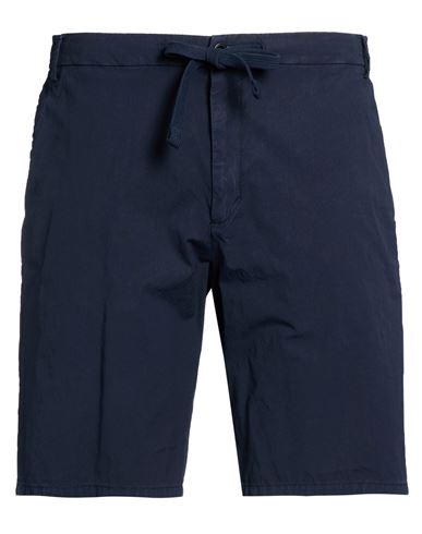 Man Shorts & Bermuda Shorts Midnight blue Size 28 Cotton, Elastane