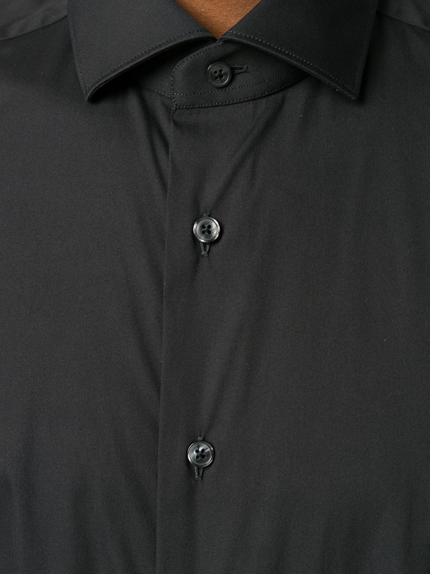Black Slim Fit Shirt
