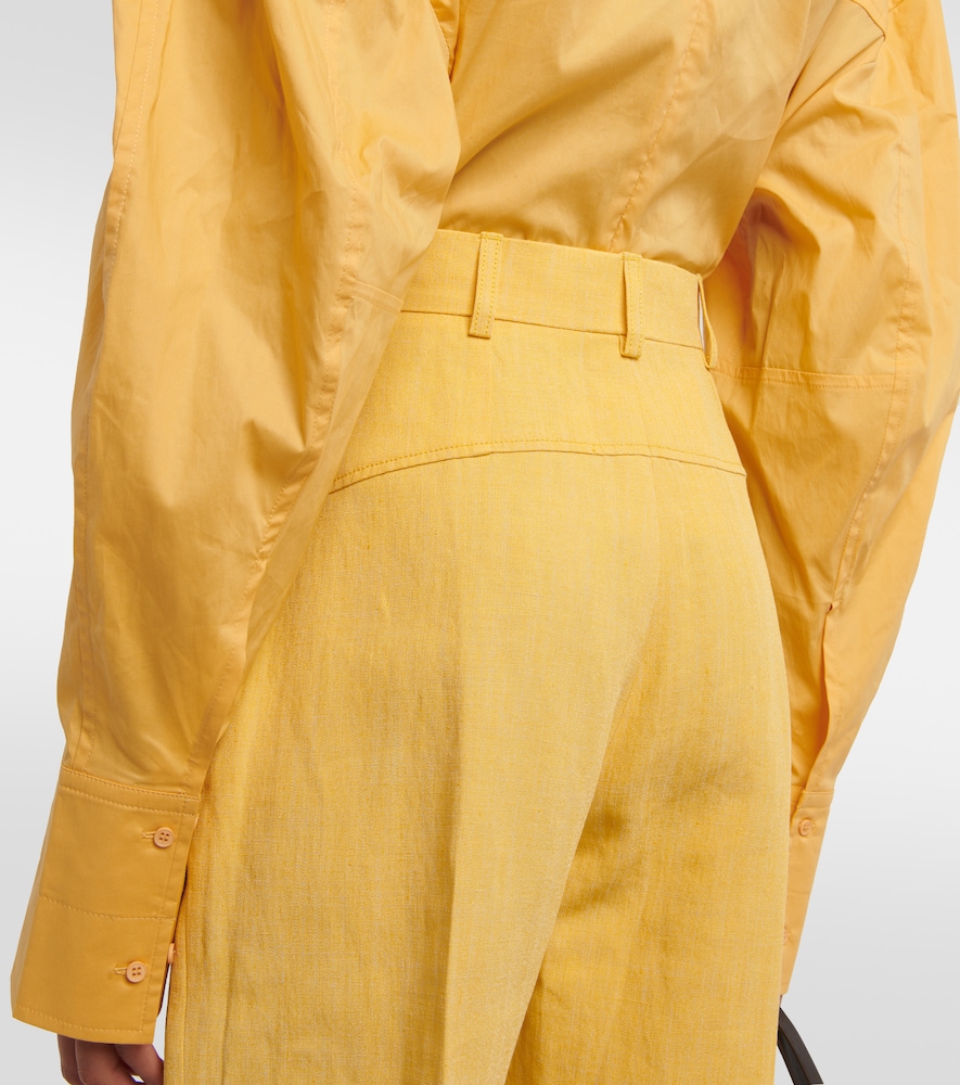 Jacquemus Le Pantalon Sauge linen-blend pants