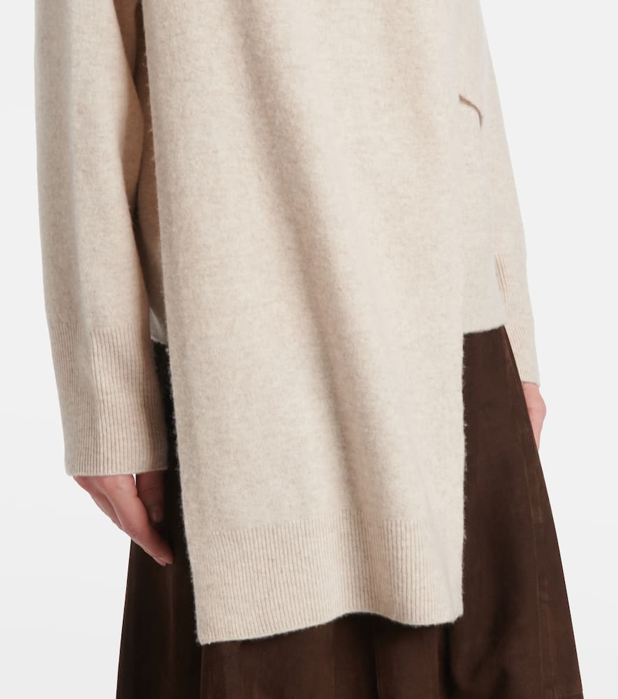 Draped sweater