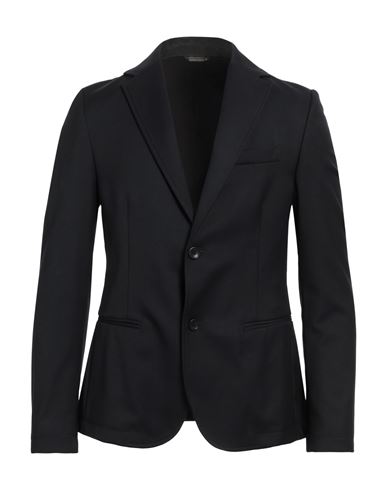 Man Blazer Midnight blue Size 36 Polyester, Viscose, Elastane