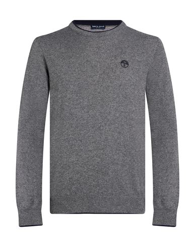 Man Sweater Grey Size 3XL Polyamide, Wool, Viscose, Cashmere