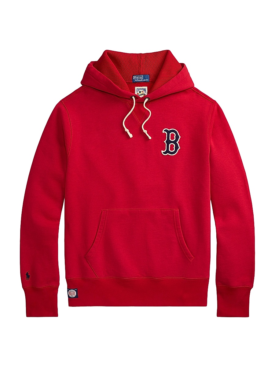Men's Red Sox Vintage Fleece Hoodie - Ralph Red