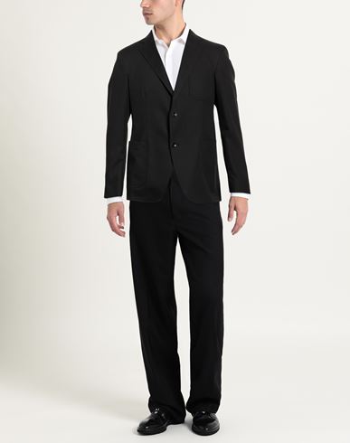 Man Blazer Black Size 40 Polyester