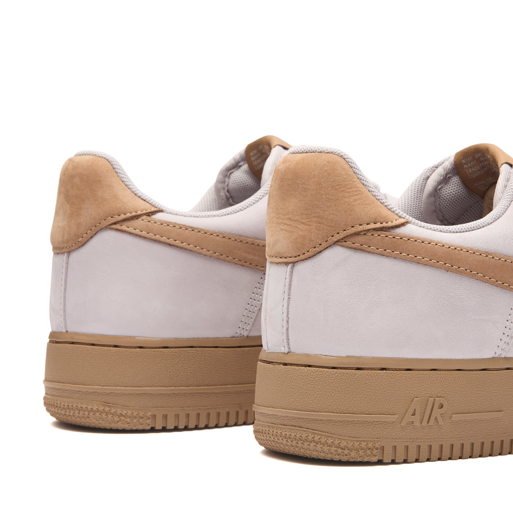 Men's Air Force 1 Low Retro Prm Qs Sneaker Silver Lilac/Taupe