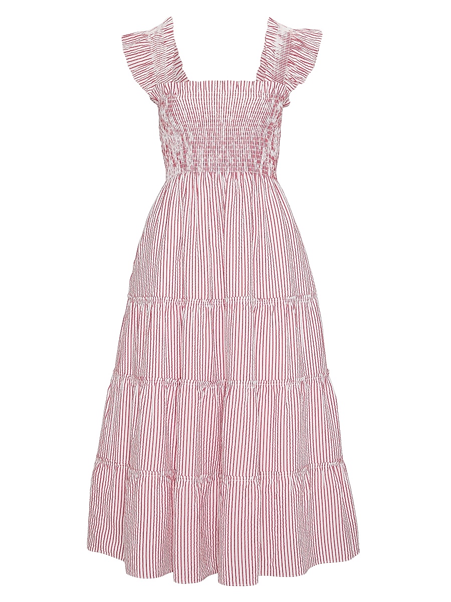 Women's The Ellie Nap Dress - Red Ticking Stripe