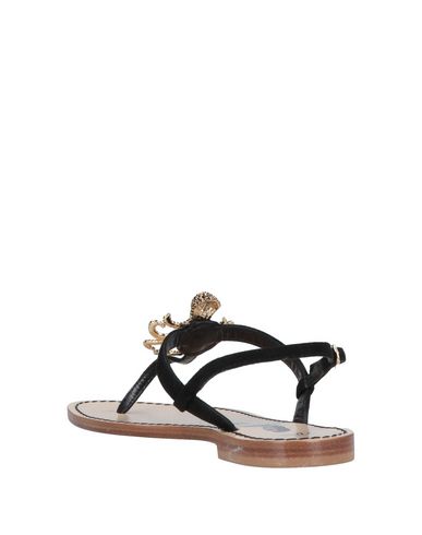 Woman Thong sandal Black Size 6.5 Leather