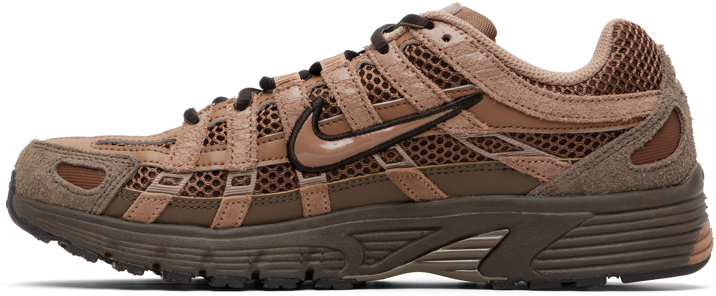 Brown P-6000 Suede Sneakers