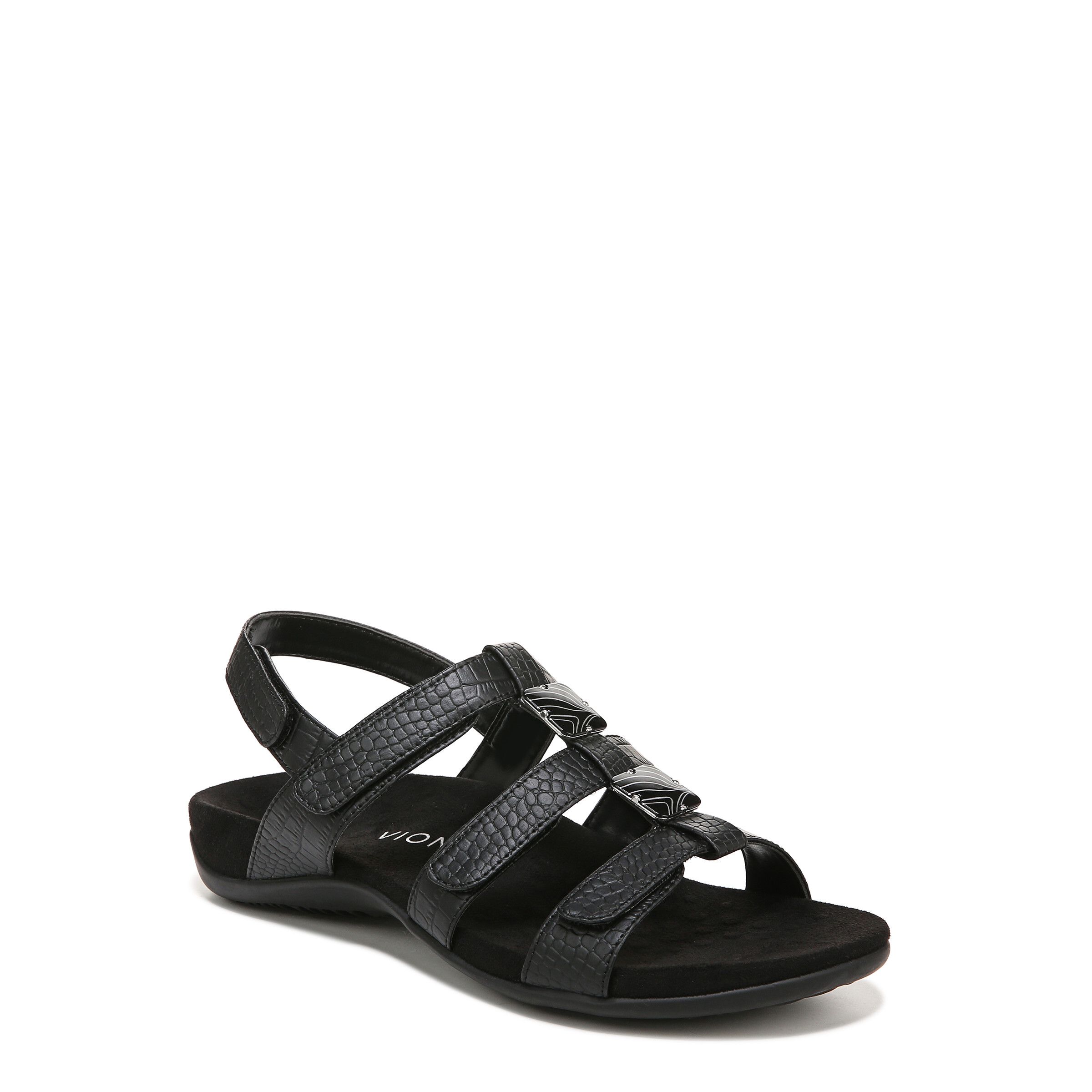 Vionic Amber Sandals In Black