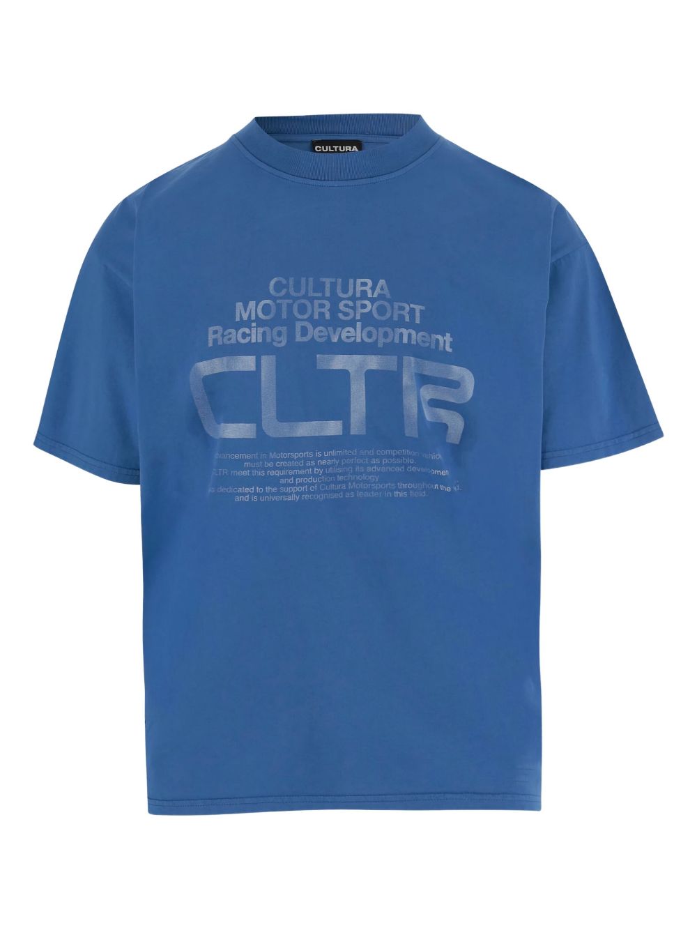 CULTURA logo-print T-shirt - Blue