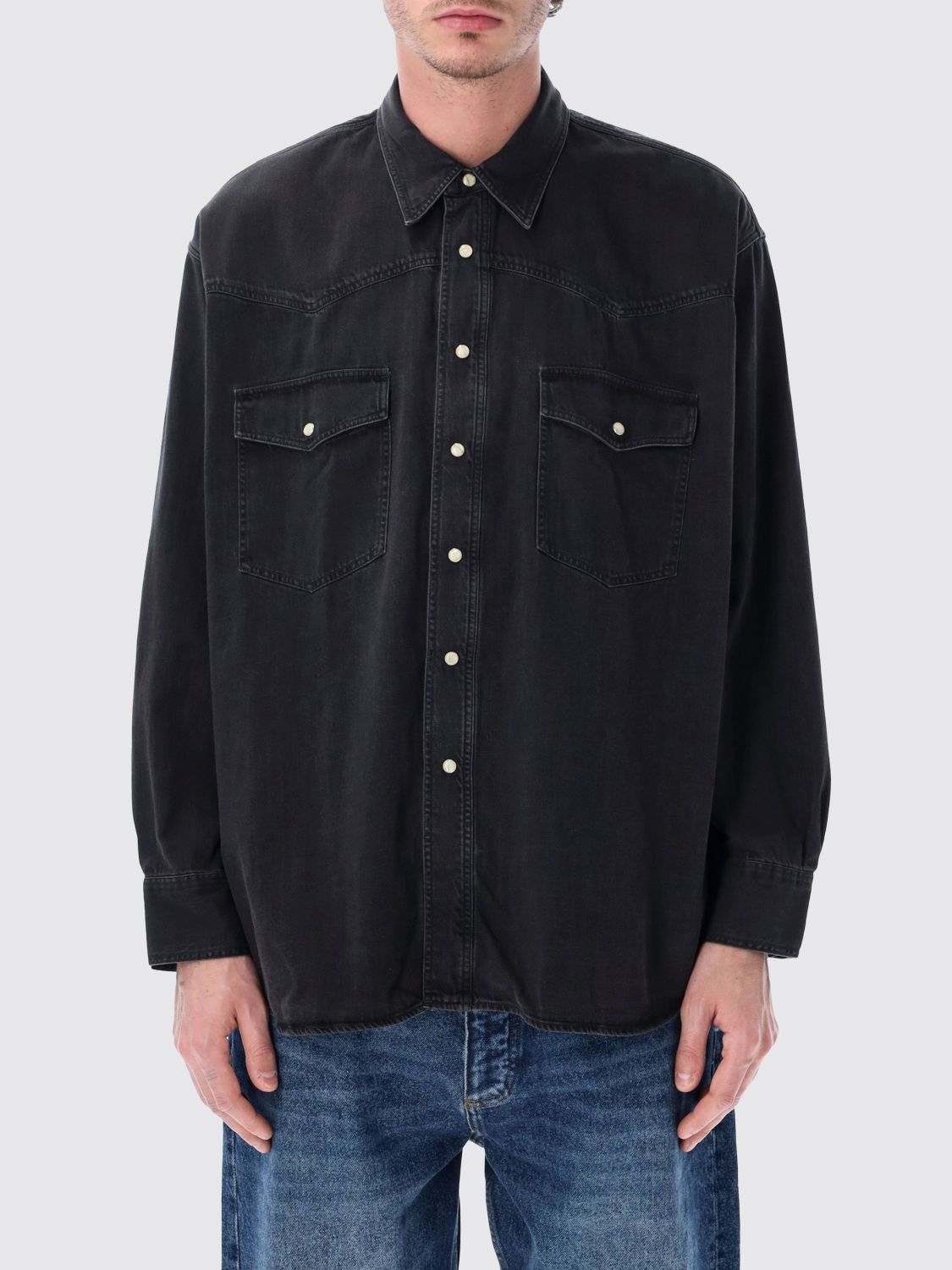 Shirt Men color Black