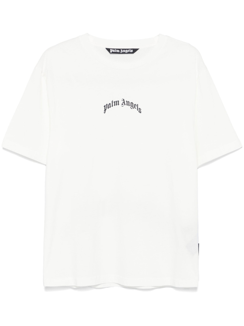 Curved-logo T-shirt - White