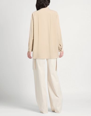 Woman Shirt Beige Size S Silk