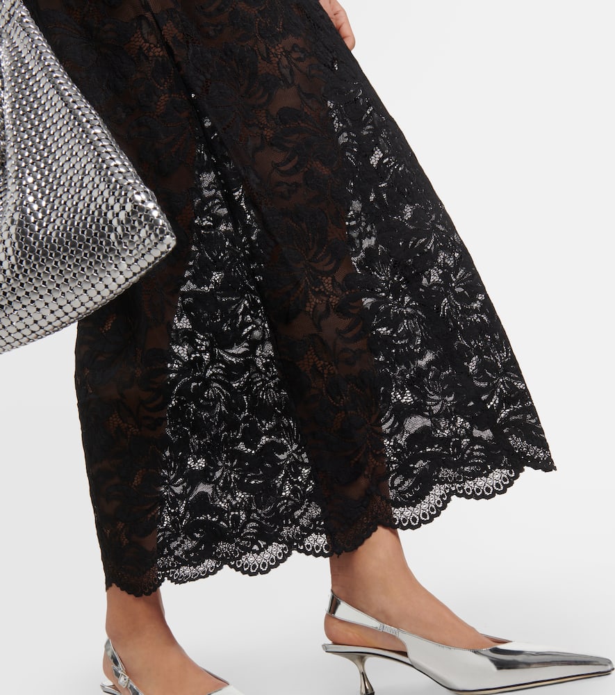 Floral lace maxi dress