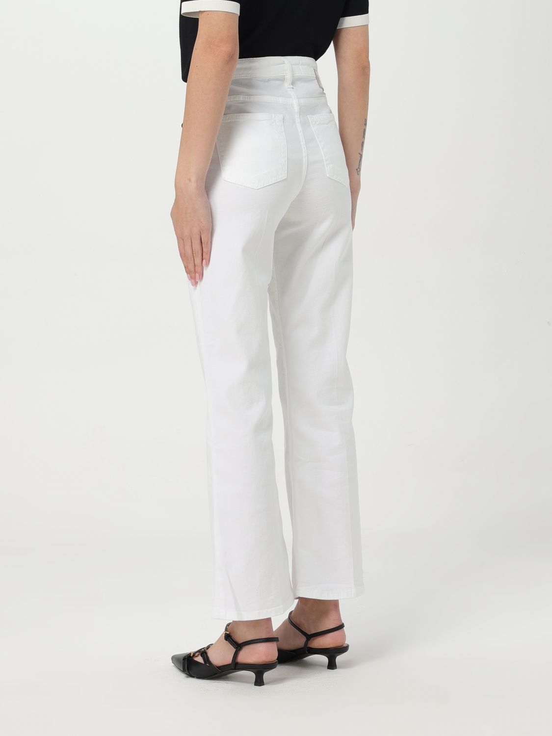 Jeans PT TORINO Woman color White