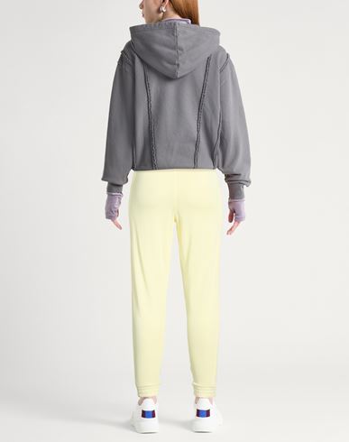 Woman Pants Pastel yellow Size M Modal, Polyester