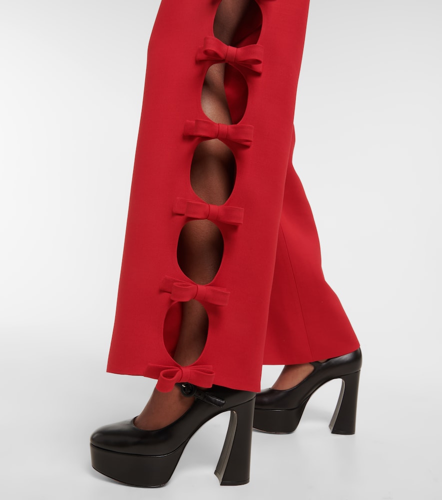 Mary Jane leather platform pumps