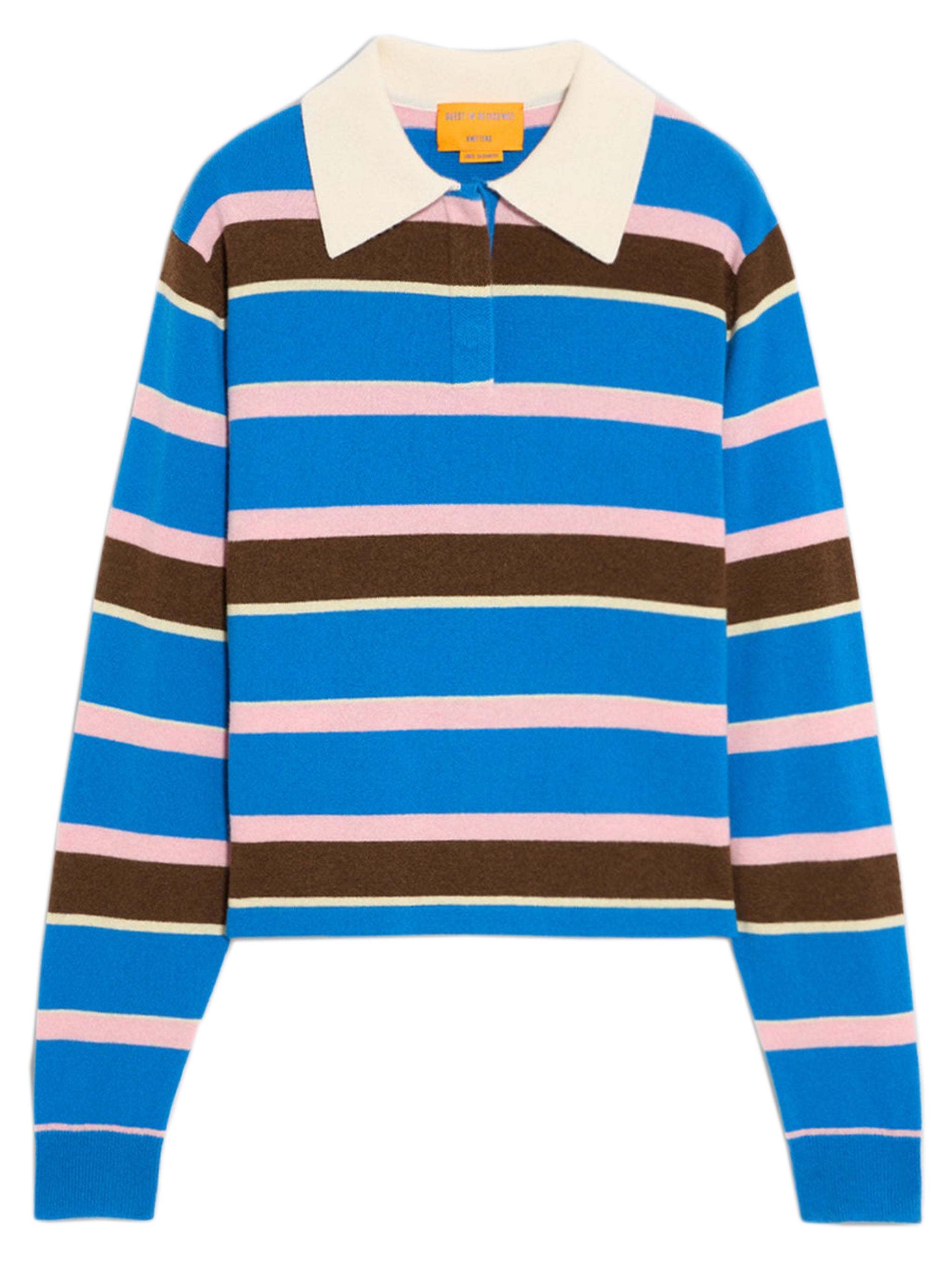 Cashmere Mini Cardigan with Front Button Closure & Ribbed Cuffs