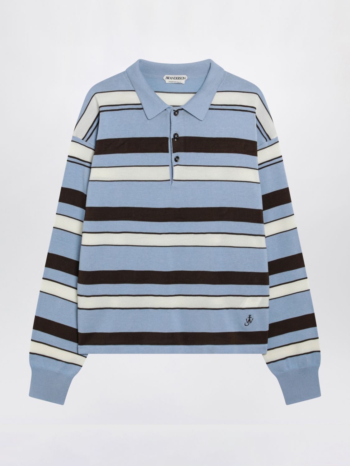 Polo Shirt Men color Gnawed Blue