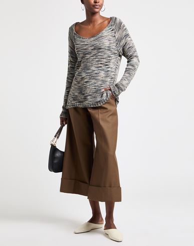 Woman Sweater Grey Size L Acrylic, Wool