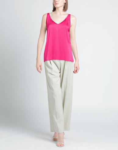 Signature Woman Top Fuchsia Size 10 Polyester