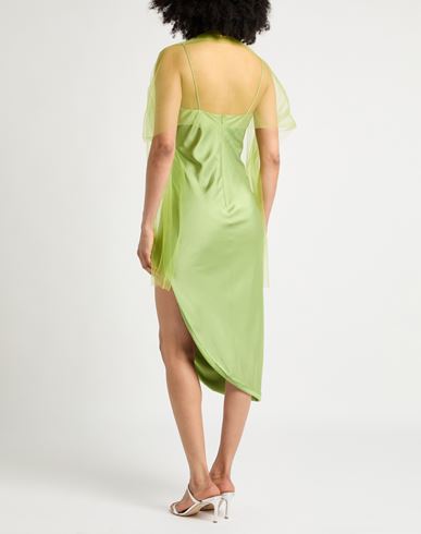 Unique Just Be You Woman Midi dress Lime green Size 8 Polyester