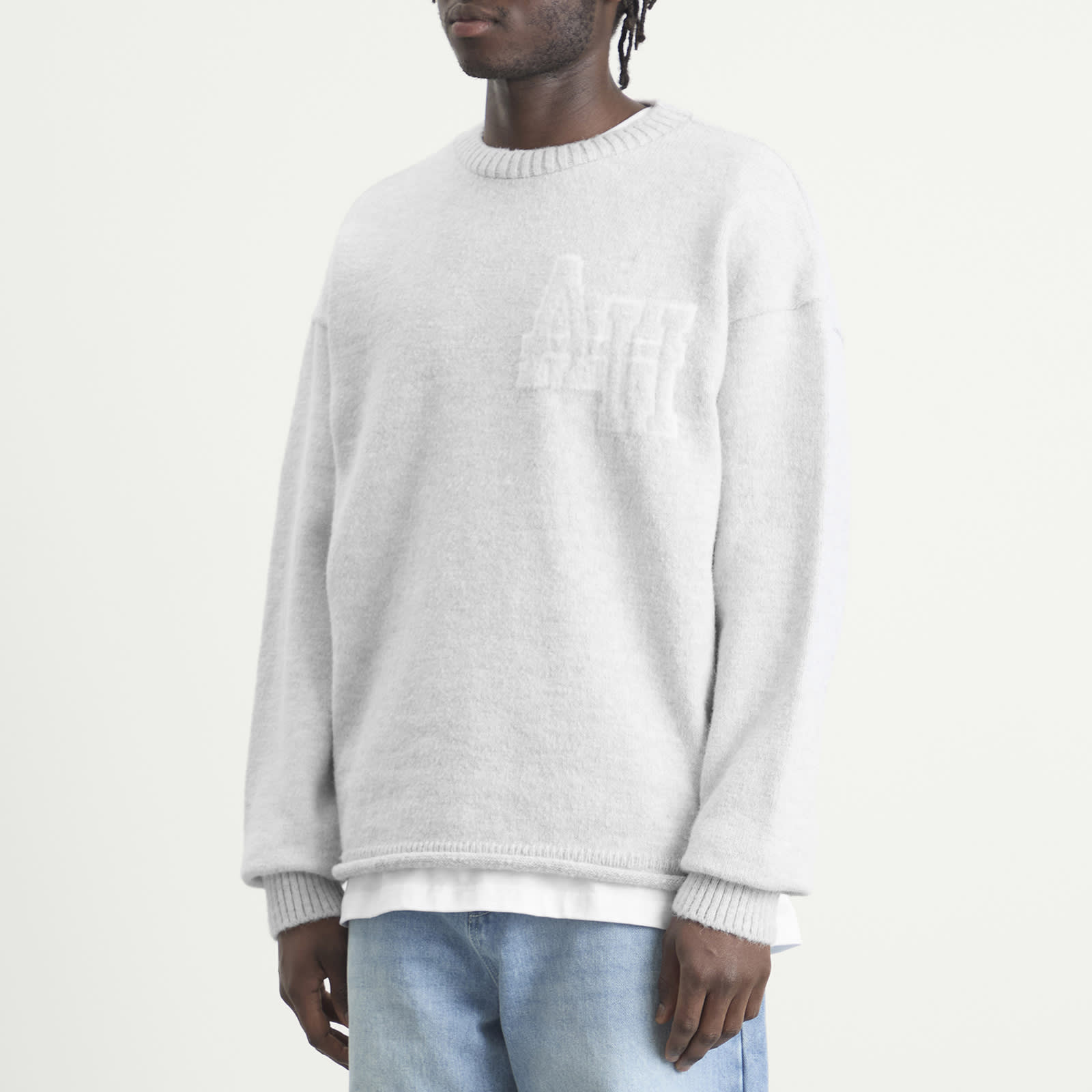 Men's Knit Jumper Grey