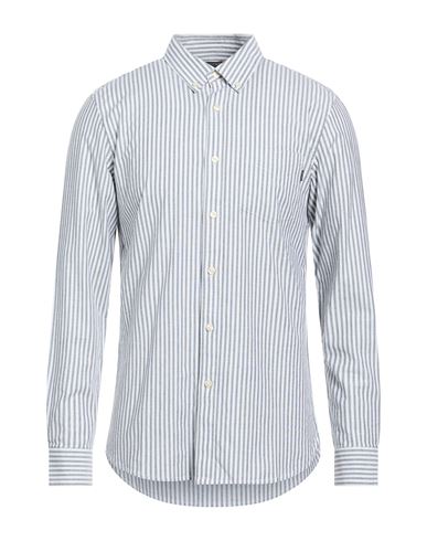 Man Shirt White Size S Cotton, Elastane