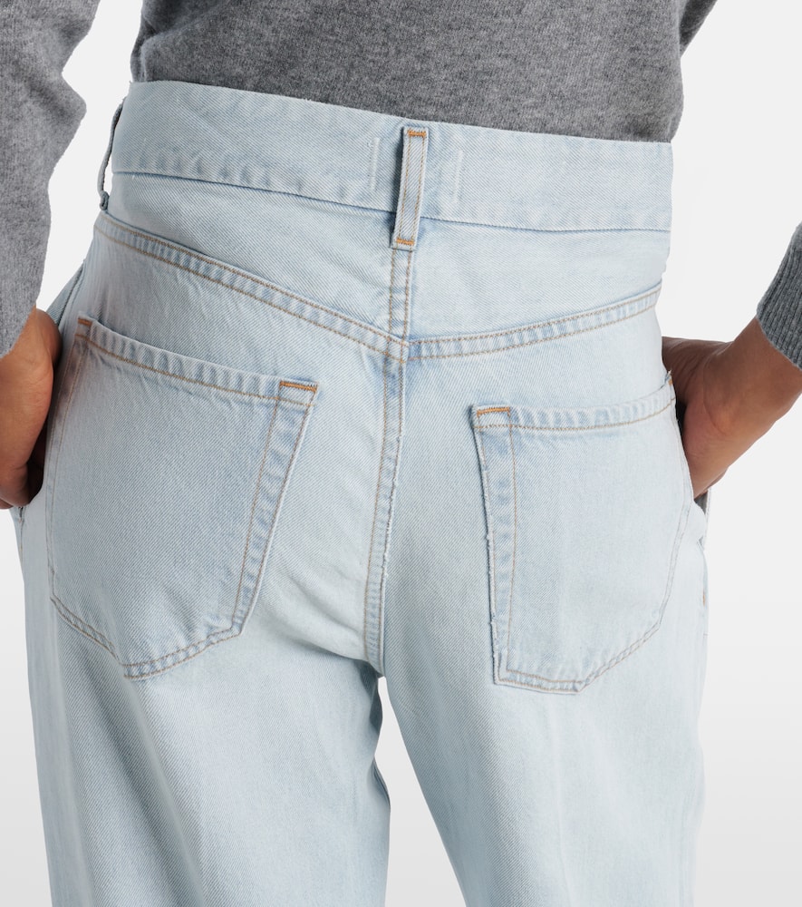 Petra high-rise wide-leg jeans