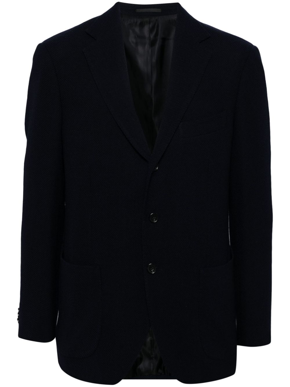 Single-breasted blazer - Blue