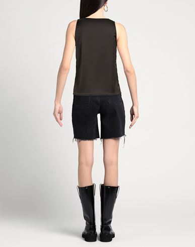 Woman Top Black Size 2 Polyester, Elastane
