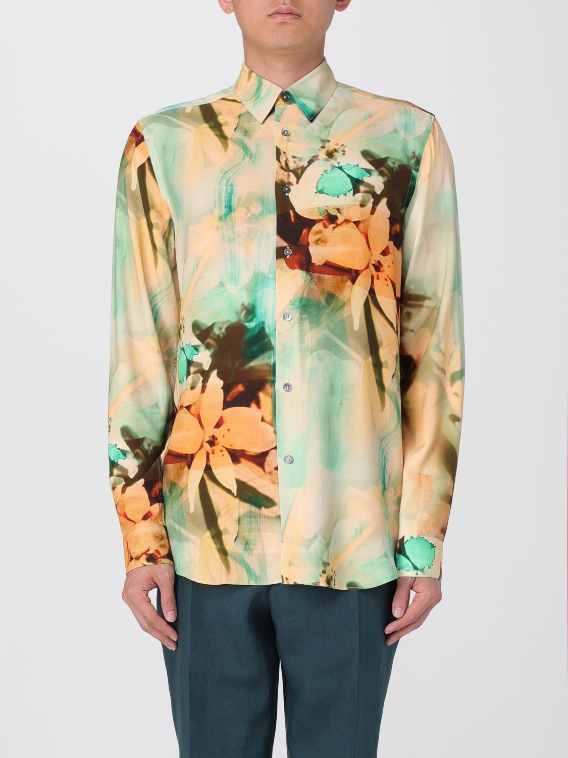 Ps Abstract Floral Print Shirt