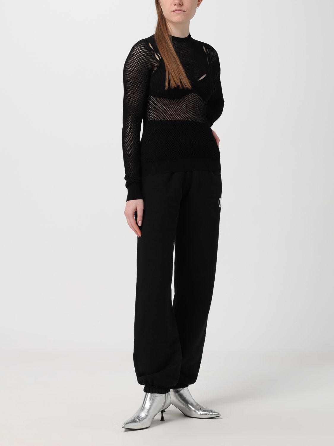 Top Woman color Black