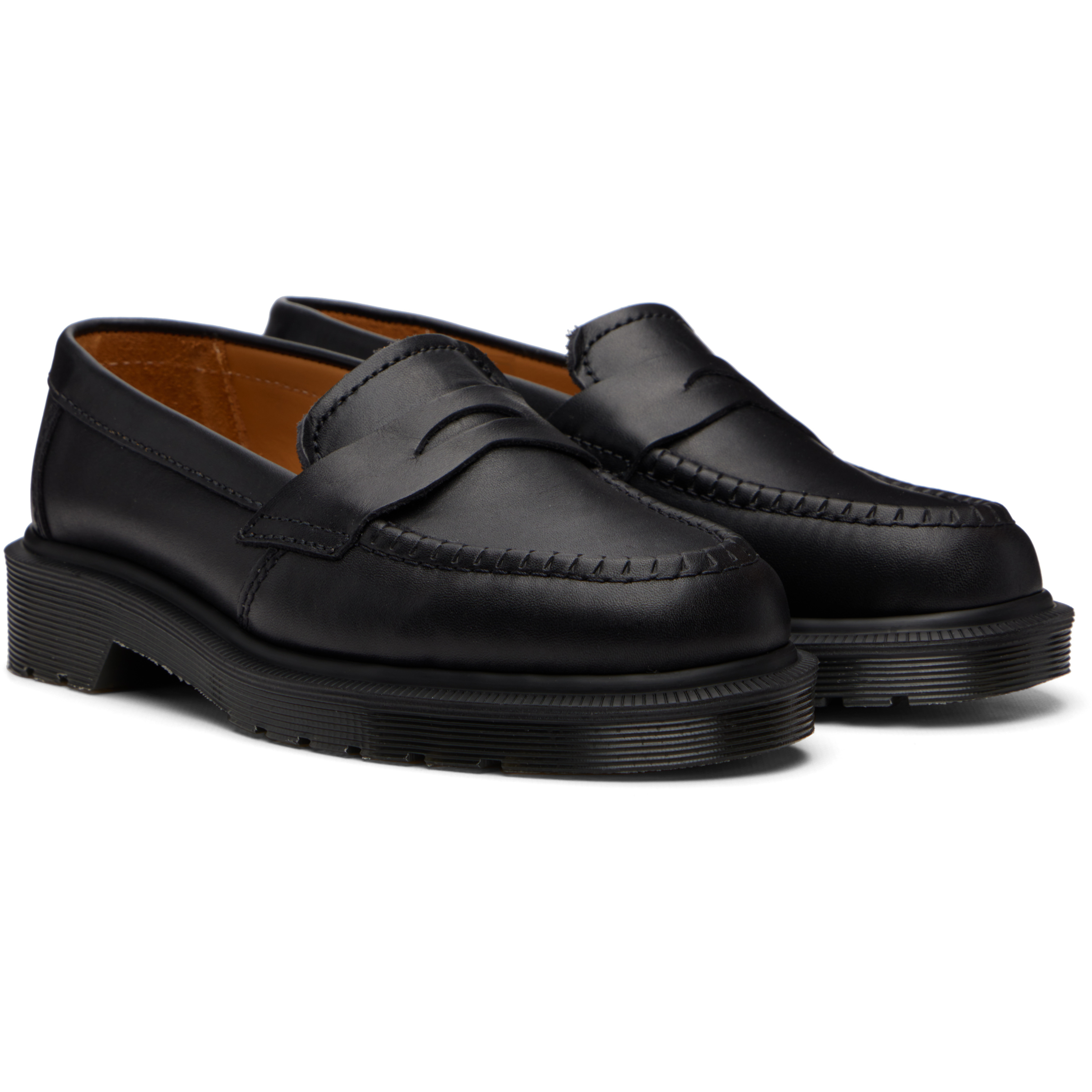Black Delapre 'Made In England' Classic Loafers