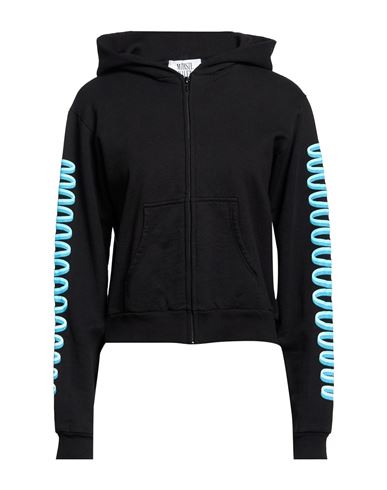 Woman Sweatshirt Black Size XS Cotton