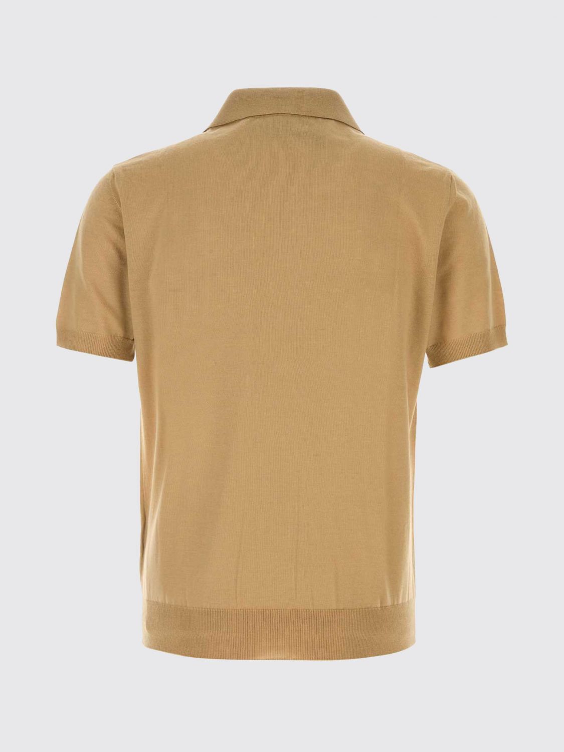 Polo Shirt Men color Beige