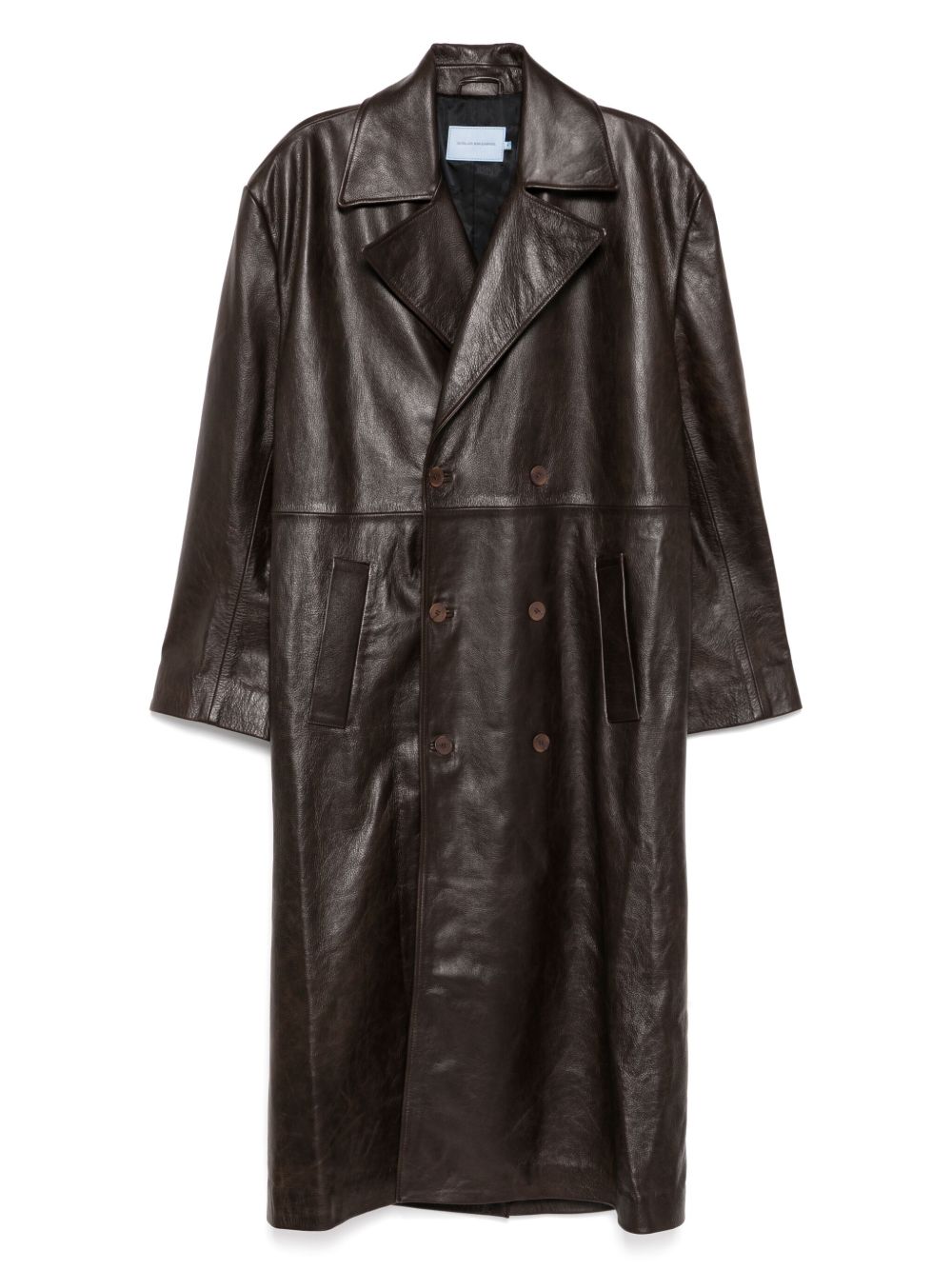Achilles Ion Gabriel All Alone leather coat - Brown