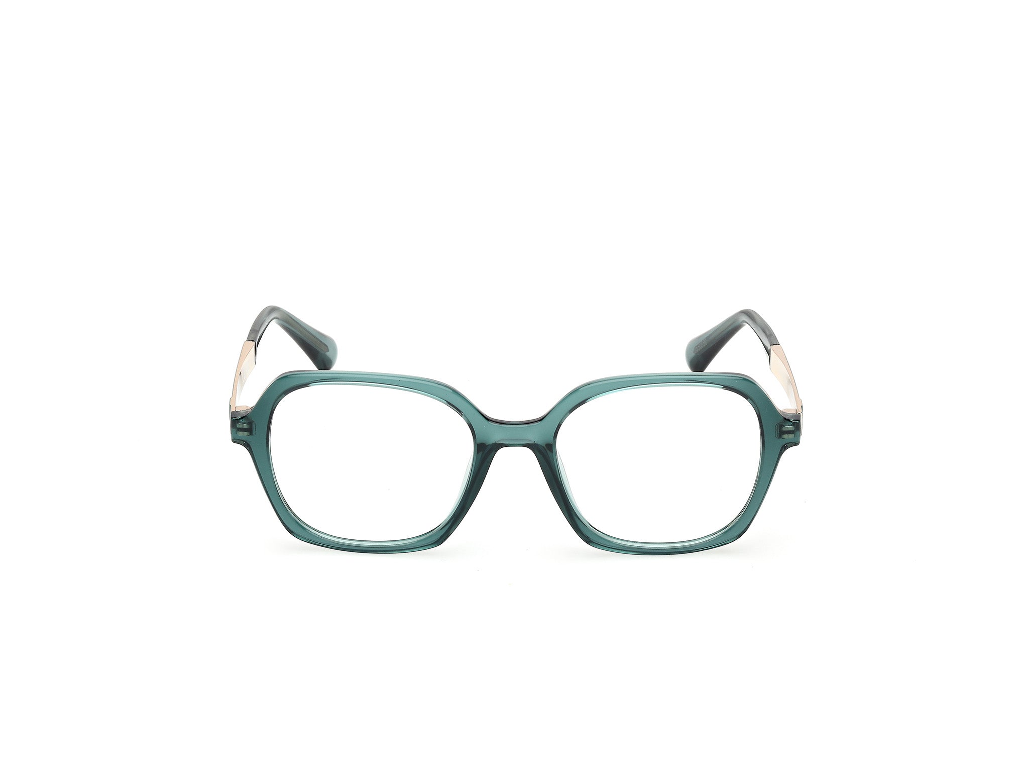 MAX&Co Mujer MAX&Co MO5190 096 Monturas ópticas Inyectado Verde Geométrico Norma