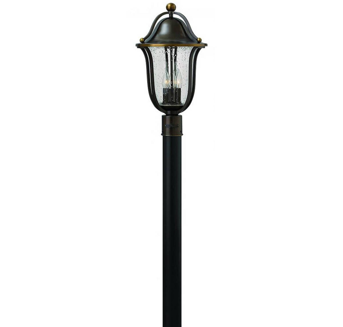 Olde Bronze LED Post Top Pier Mount from the Bolla Collection