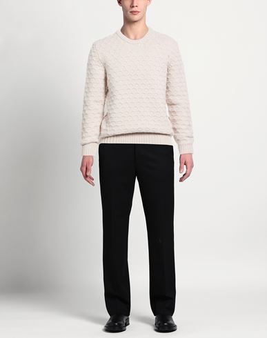 Man Sweater Ivory Size 44 Merino Wool