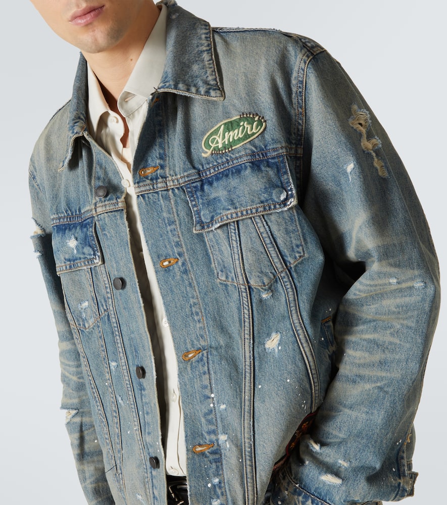 Vintage Pegasus distressed denim jacket