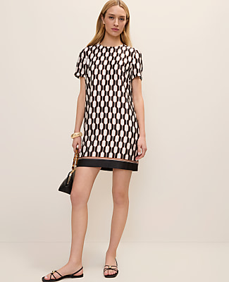 Ann Taylor Chain Link Shift Dress