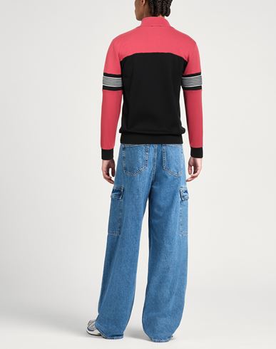 Man Sweatshirt Black Size M Cotton, Polyester, Elastane
