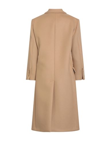 Woman Coat Camel Size 10 Wool, Polyamide