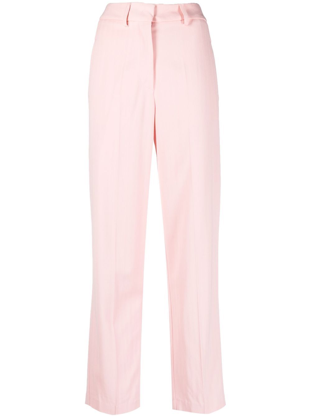 High-waist tailored trousers - Pink