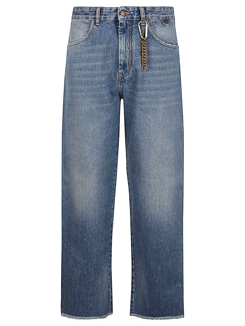 Relaxed-Fit Denim Jeans — Blue