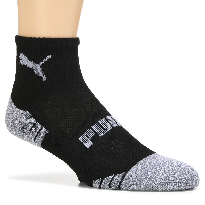 Men's 6 Pack Ankle Socks (Grey/White/Black)