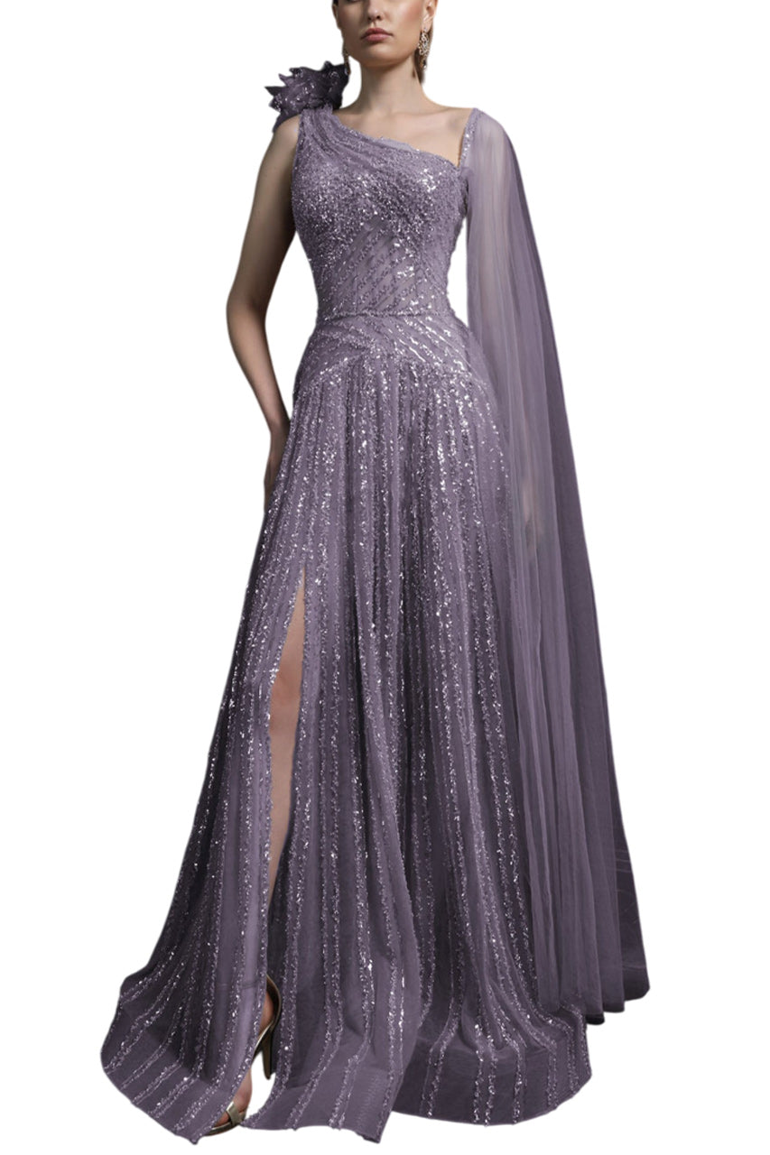 AZ COUTURE AMETHYST TWILIGHT GOWN